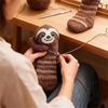 1 Pair [Animal Socks] Sloth Funny Double-Layer Cotton Socks -3D Cute Animal Plush Socks for Themed Parties, Gifts, Casual Attire