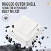White Wall Switch Wall Surface Mount Power Socket Modern Button Light Switch