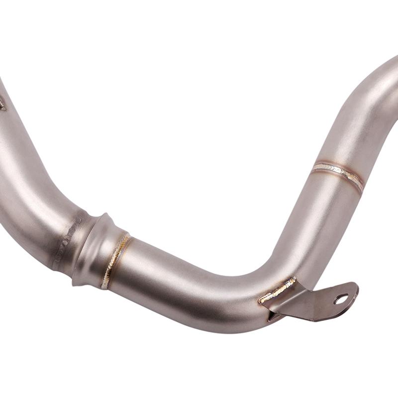 Per KTM DUKE 390 250 200 125 RC390 RC250 2017 2018 2019 2020 Moto 51MM Tubo di collegamento intermedio di scarico Fuga Moto Modifica Silenziatore