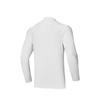 Anta Plain Stand Collar Comfortable Breathable Versatile Casual Long Sleeve T-Shirt Men Tops Pure-White 152447418R-1