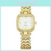 Ladies Square Crystal Decor Women Watch With Quartz Movement For Casual And Formal Wear