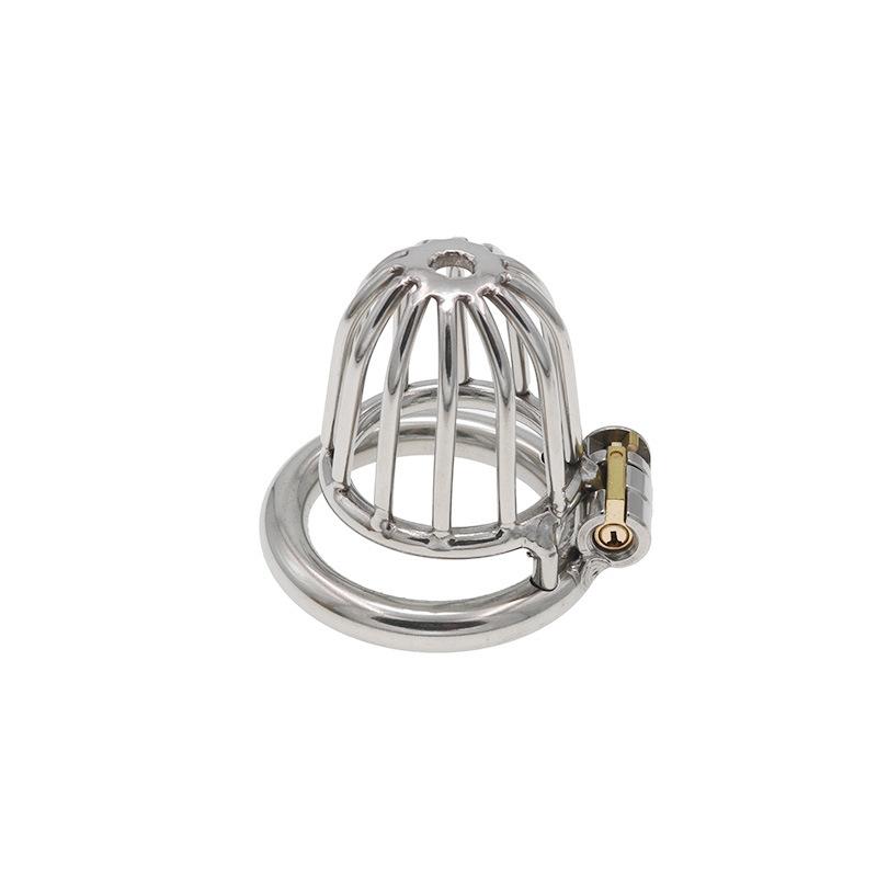 Stainless Steel Chastity Lock Penis Cage Bondage Alternative Sex Tools Passion Lower Body Training Adult Toys