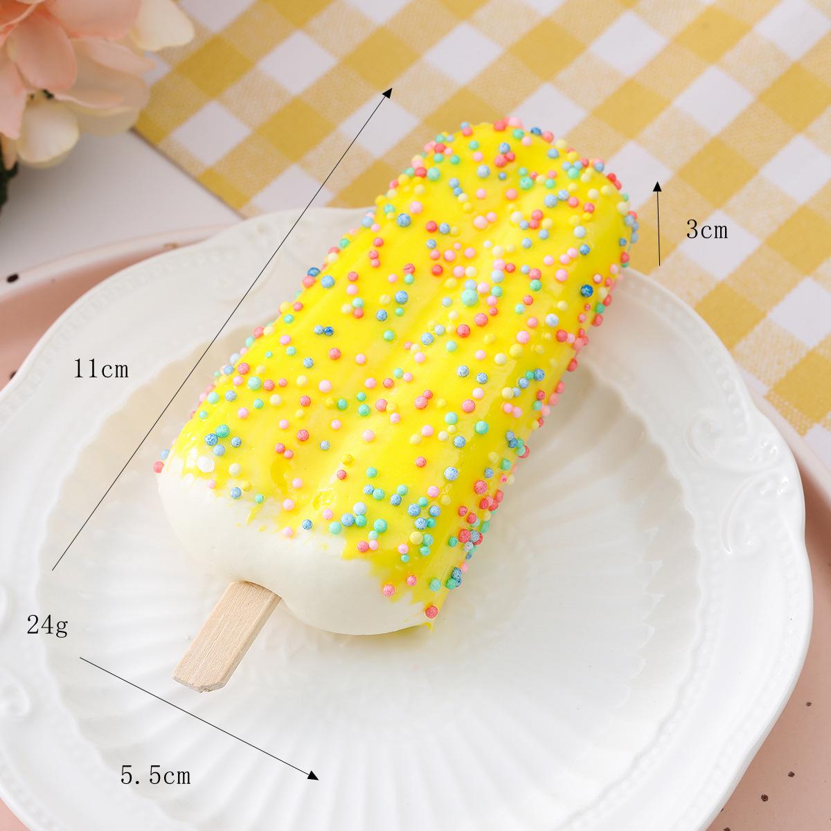 PU Simulation Ice Cream Pop Toy for Kids With Magnet