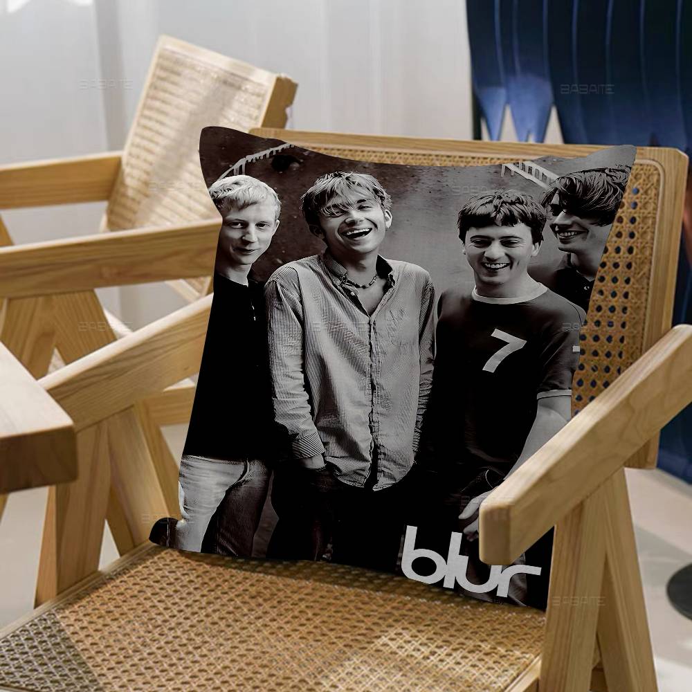 B-Blur Rock Roll Band Cushion Cover Pillow Cover Decor Pillowcase Printed Cushion Case For Couch
