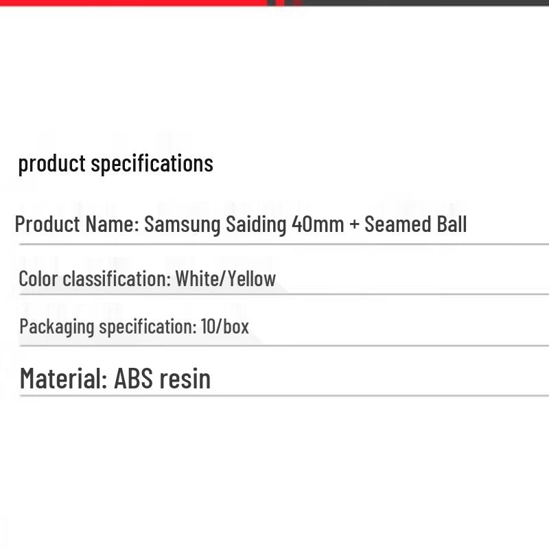 DHS Sai Ding Series Ping Pong Balls