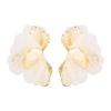 Sweet Temperament Mesh Flower Earrings Fashion Premium Girlish Exaggerated Ear Jewelry Hot Selling Accessories For Women