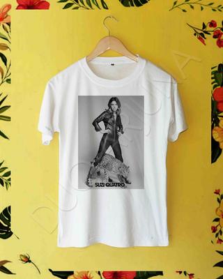 SUZI QUATRO tričko 90. léta Suzi Quatro vzácný grafický design Suzi Q vintage retro Unisex tričko