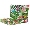 Outdoor Sofa Cushions 2 Pcs Multicolored Polyester