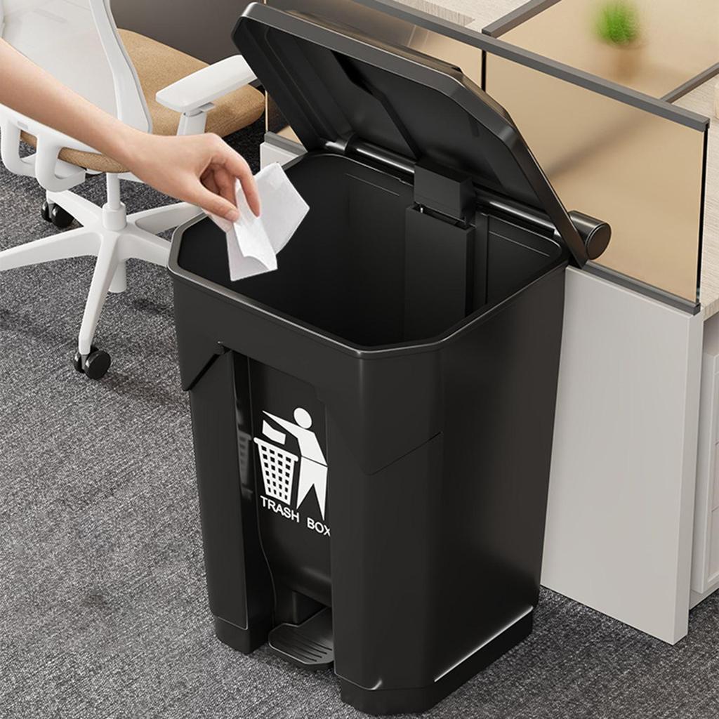Dustbin with Step Feature Garbage Bin for Home Toilet Area