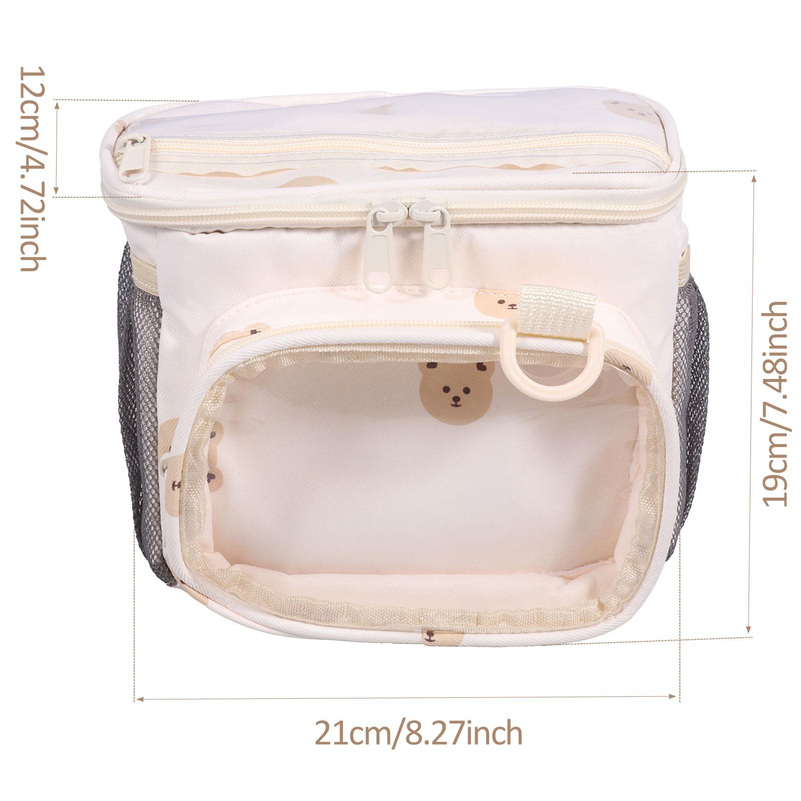 

Kid Bicycle Basket Bag Oxford Cloth Waterproof Toddler Front Handlebar Bag with Adjustable Strap Toddler Bike Basket Storage bag