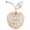 Fruit Statue Art Crafts ,Handmade Shiny Rhinestone Figurines for Entrance Hotel Desktop Wedding