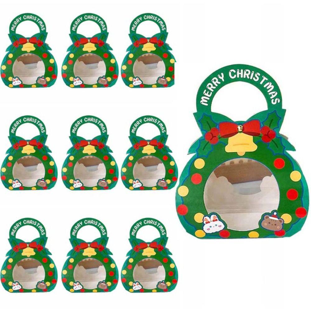 

Бантик Рождественский Подарок Принадлежности Снежинка Подарки Сумочка Милая Рождественская Упаковочная Коробка для Детского Подарка Style 1