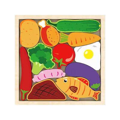 Wooden Puzzle - Vegetables