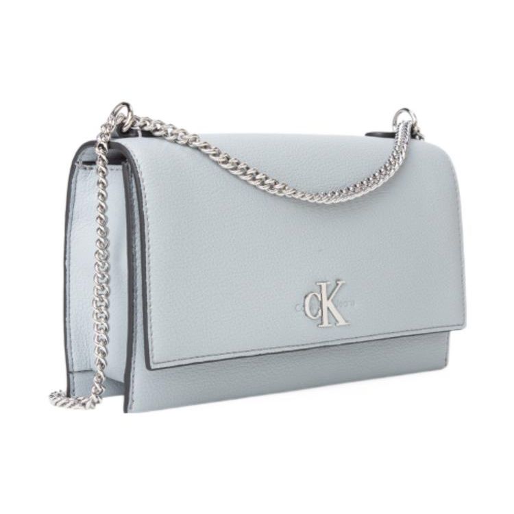 Calvin Klein Minimalist Chain Flap Crossbody Bag Women Shoulder Bags Blue DH2806-525