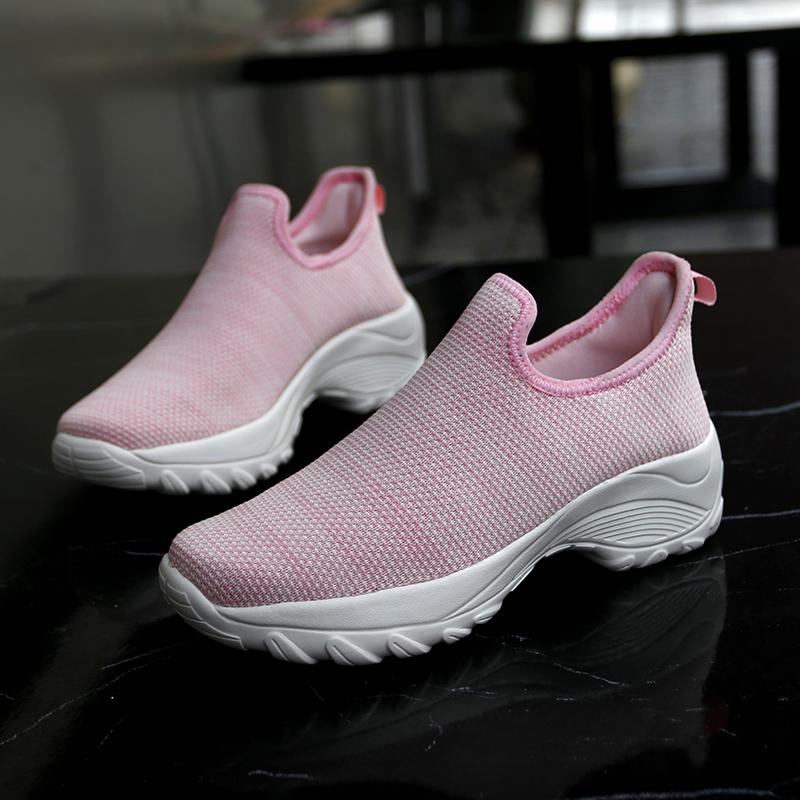 Fashion Women's Sneaker Loafers Tennis Femimino Ladies Slip On Breathable Sports Shoes Designer Barefoot Shoes Ballet Flats