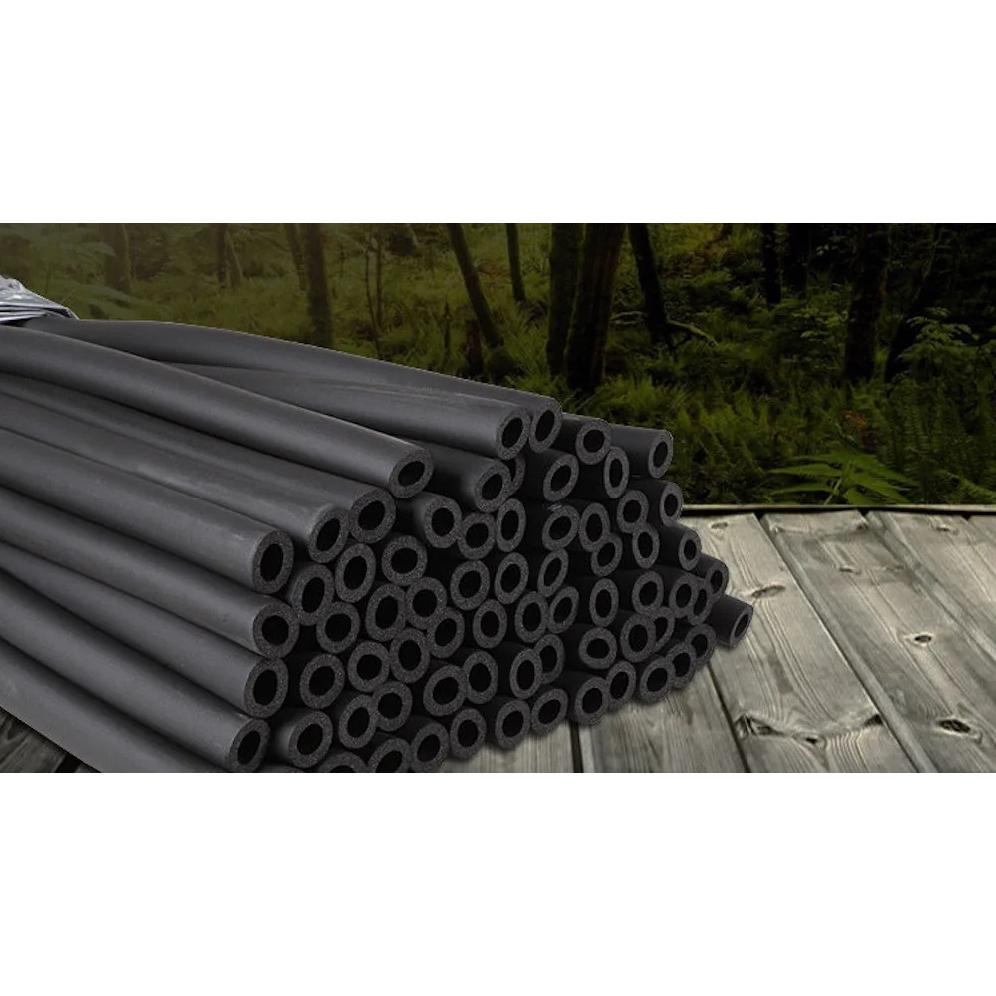 Sponge Rubber Pipe Thermal Insulation Tubular Pipeline Holder ID 6 10 13 16 20 25 32 40 50 63 75 90 110 x 7 9 15 20mm 1.6-1.8m