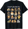 Capybara Puns Funny Animal Puns Men's Graphic Tee Cartoon Rodent Lover Shirt