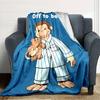 1pc Curious George (2) Blanket, Gift, for Men and Women, Soft Blanket, Good for Sofa Bed Couch Travel, Lightweight Flannel Blanket