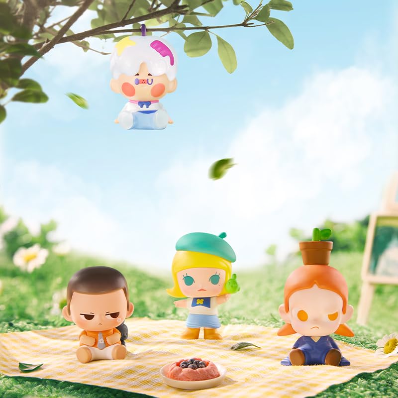 POP MART POP BEAN Going Out With Me Series [1 Piece] Pop Mart Gachapon Blind Box Figure Plastic Model Premium Toy PVC Soft Vinyl Original Character