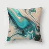 Nordic Blue Marble Polyester Pillowcase Sea Rock Texture Bedside Sofa Chair Throw Pillow Cushion Cover Home Decor Cushion Cover