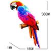 Bunte Künstliche Papageien Figuren Miniatur Anhänger Hängendes Vogel Modell