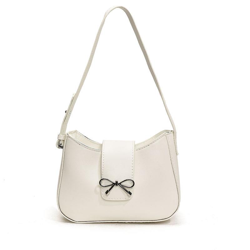 2025 new simple fashion casual small square bag women's simple fashion baguette bag trendy fashion shoulder armpit bag