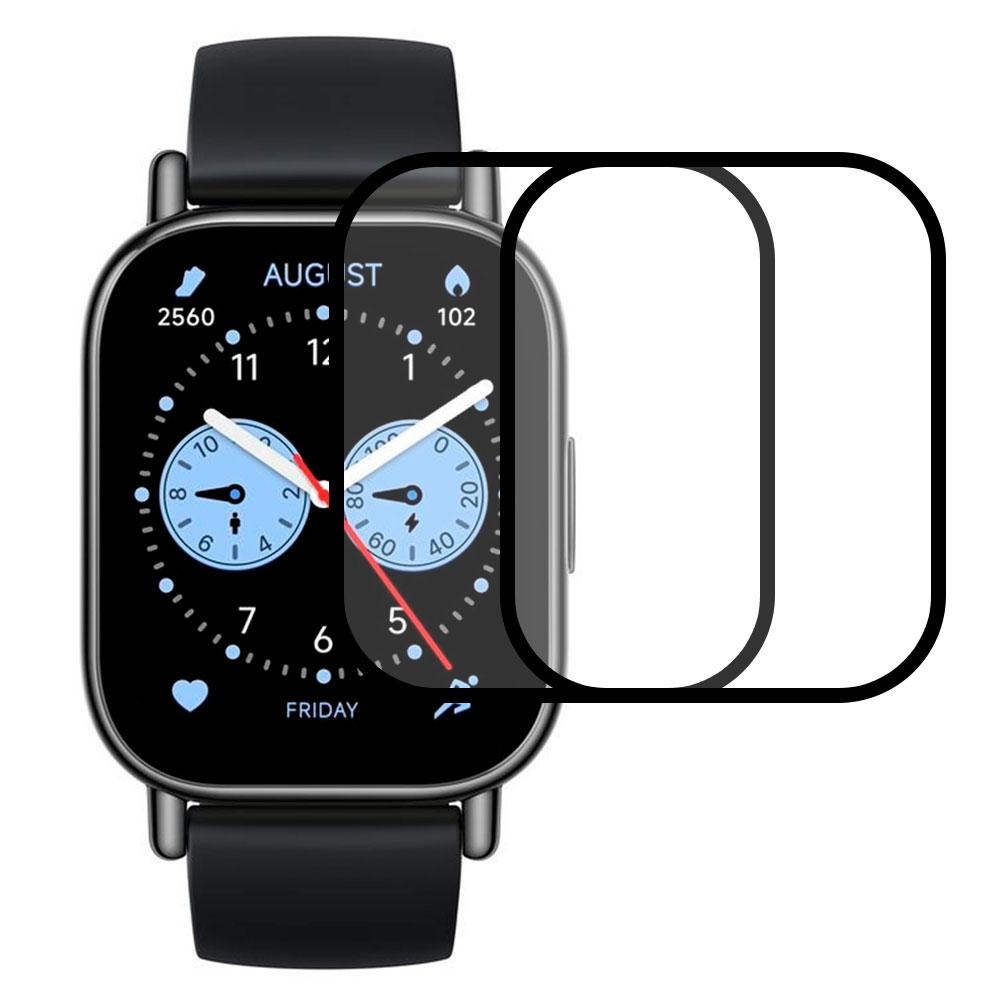 

2Pcs/Pack For Xiaomi Redmi Watch 5 Lite Watch Screen Protector HD Clear PMMA Film (Black Edge) A