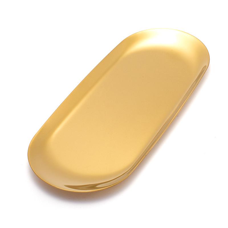 Nail Art Tools Storage Tray Multicolor Rose Gold Sliver for Manicure Working Operation Panel Makeup Tool