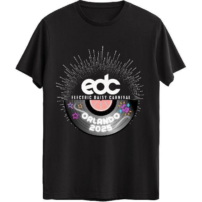 EDC Orlando Rave Shirt – Electric Daisy Carnival Festival Tee – Neon Glow Unisex EDM Graphic T-Shirt