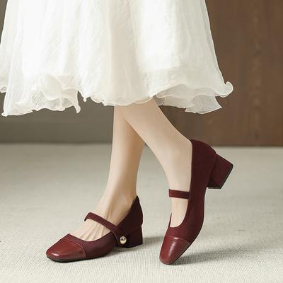 Damenmode Pumps Design Sandalen mit klobigem Absatz Mode Band Abendschuhe Damen Outdoor Tanzparty Ball Braut Hochzeitsschuhe