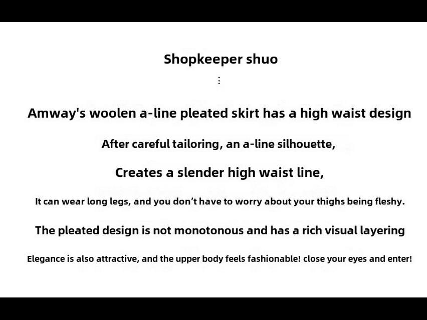 Vår 2024 Hög midja Plisserad A-linje Minikjol - Koreansk stil