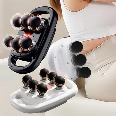 Muskelmassagepistole Taillenmassage Professionelle Faszienpistole Hochfrequenz Sechs-Kopf Rücken Körper Schulter Beine Taille Massagegerät Maschine