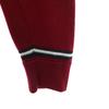 LACOSTE wool Long sleeve sweater M Bordeaux series knit Men's Used