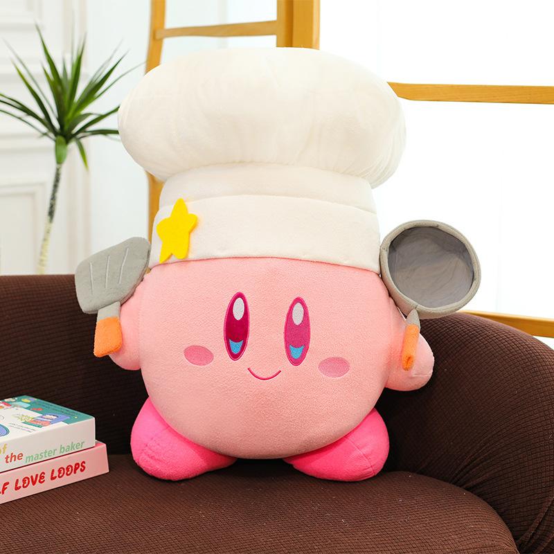 Nuovo 35/70 cm Taglia Grande Kawaii Chef Kirby Peluche Grande Peluche Regalo di Compleanno per Bambini per Ragazze Miglior Regalo Decorazione Stanza