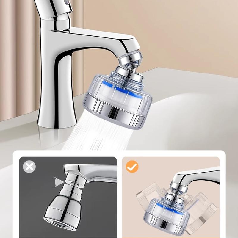 360 Degree Kitchen Faucet Nozzle Aerator Sprayer Filtration Diffuser Water Saving Tap Head Extend Connector Premium