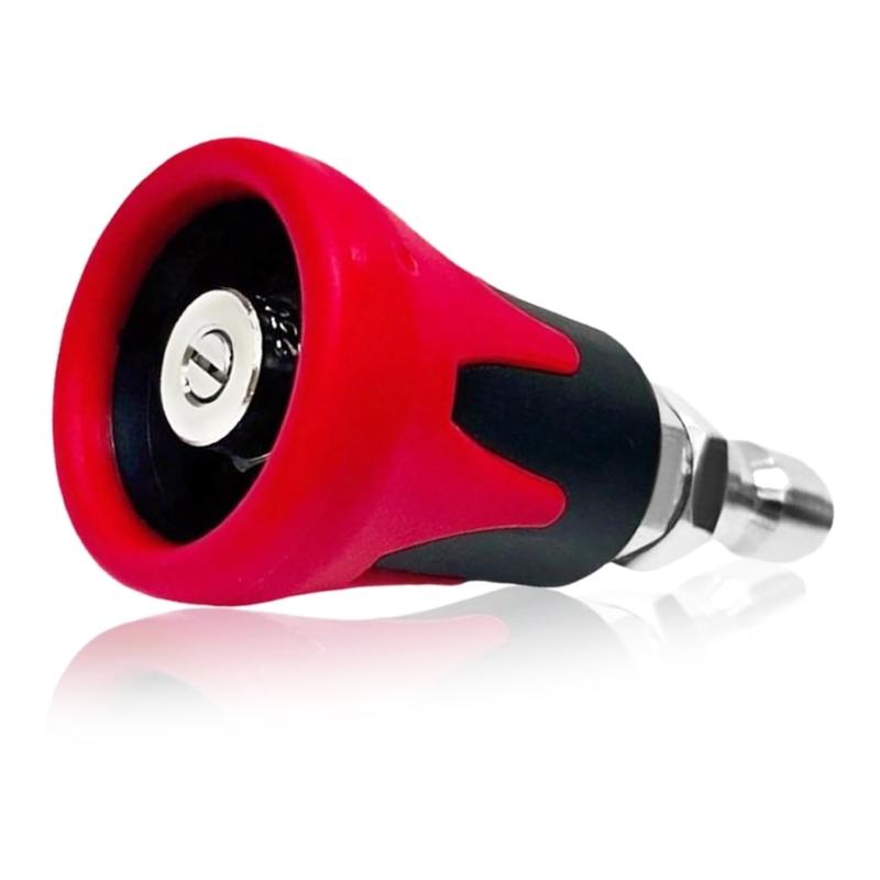 

Permanent 1/4 Foot Fast Link Tall Pressure Washer Nozzle Tip 40 Degree Sprinkle Corner For Car Washing And Face Cleaning 1
