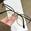 Rhinestone Studded Anti-blue Light Glasses Transparent Computer Eyewear  Student