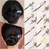 Ancient Style Tassel Hairpin - Imitation Ebony Wood, Hanfu Accessories, Chinese Jewelry for Women