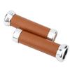 Universal Motorcycle Handle Grips Skid Resistance Protection Accessories Replacement (Brown)