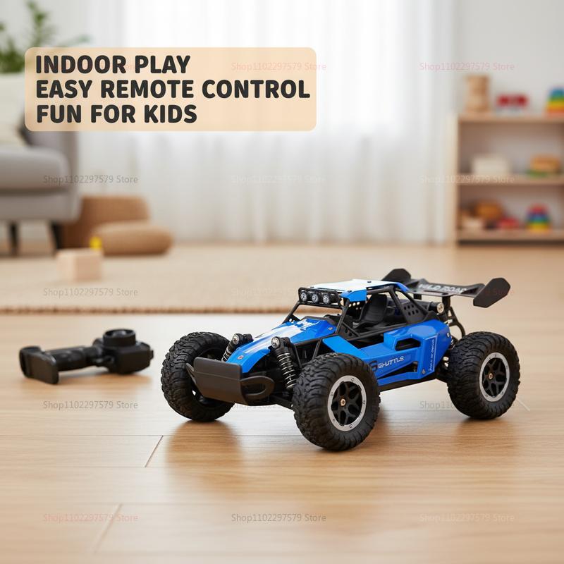 2026 New Remote Control Car RC Cars 1:16 All Terrain Truck LED Lights Outdoor 2WD Off Road 2.4GHz High Speed 20Km/h Toy Gift Kid
