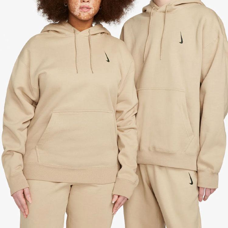 Nike x Billie Eilish NRG Fleece Hoodie Mushroom/Sequoia Men Tops Tan DQ7750-202