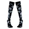 5 Pairs Of Halloween Pattern Compression Socks Halloween Compression Socks Manufacturing