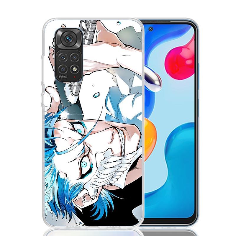 Grimmjow 6 Bleach Phone Case For Xiaomi Redmi Note 15 14 13 12S 12 Pro Plus 11S 11E 11 11T 10S 10 Art Soft Pattern Cover Redmi N