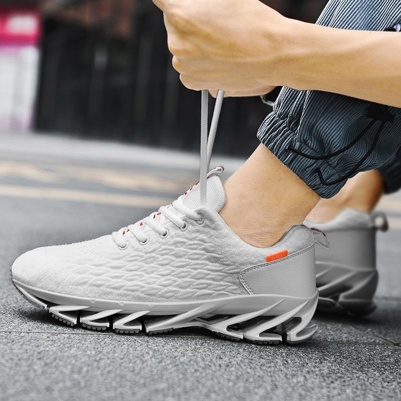 Herresko Joggesko Herre tenis Luksussko Herre casual Trainer Race Pustende mote loafers løpesko for menn