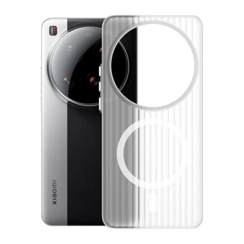Mi 15ultra Mobile Phone Case Mi 14 Matte Magnetic Corrugated 13Pro Anti-drop Protection