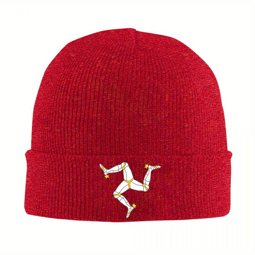 Motorcycle Racing Isle Of Unisex TT Knitted Hat Womens Unisexs Beanies Autumn Winter Hat Acrylic Casual Caps