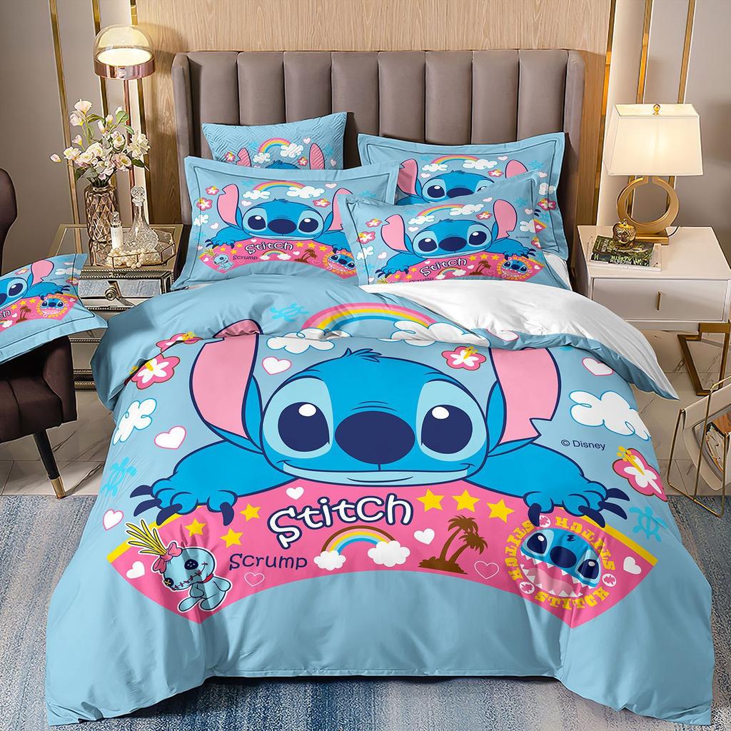 Digital Printing Three-Piece Cute Cartoon Quilt Cover 3D Bed Kit