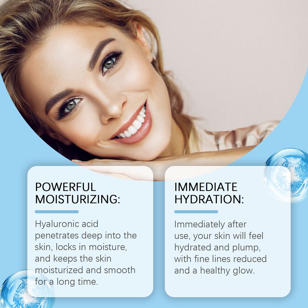 Eelhoe Transparent Hyaluronic Acid Roller Essence For Deep Hydration And Skin Firmness