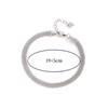 1PC hip-hop girlfriend chain is fashionable, cool and handsome, personalized and trendy, multi-layer lace woven round bead chain bracelet for women