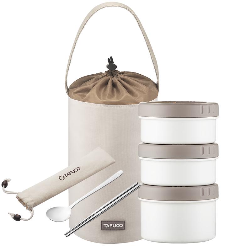 TAFUCO 316 Stainless Steel Microwaveable Multi-Layer Lunch Box